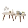 Jogo Mesa De Centro Marlon Off White - 4