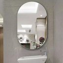 Ver imagem 1 de Espelho Decorativo Lapidado Oval 70x120cm Woodglass