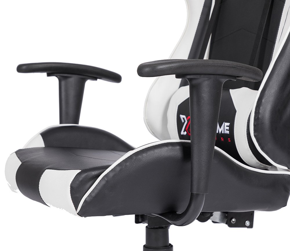 Cadeira Xtreme Gamers Maximum Preta e Branca - 6