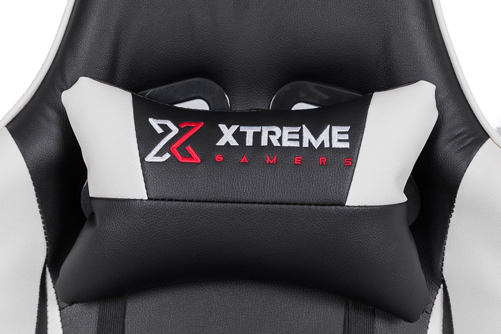 Cadeira Xtreme Gamers Maximum Preta e Branca - 7