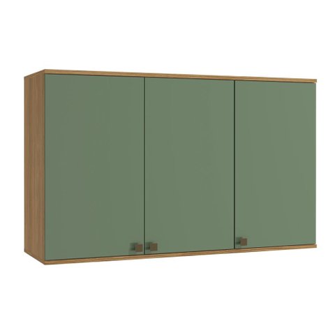 Armário Aéreo Celeste Kappesberg 100% Mdf 3 Portas 120cm