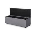 Ver imagem 3 de Baú Recamier Firenze 140cm Estofado Moderno em Tecido Veludo