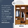 Guarda Roupa Ibiza 6 Portas 4 Gavetas em Mdp Benetil Móveis - 6