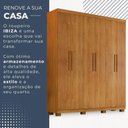 Ver imagem 2 de Guarda Roupa Ibiza 6 Portas 4 Gavetas em Mdp Benetil Móveis