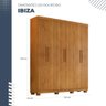 Guarda Roupa Ibiza 6 Portas 4 Gavetas em Mdp Benetil Móveis - 8