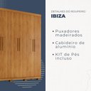 Ver imagem 4 de Guarda Roupa Ibiza 6 Portas 4 Gavetas em Mdp Benetil Móveis