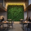 Ver imagem 2 de 19 Painéis de Folhagem Mista Artificial Premium Efeito 3D Duráveis Alta Cobertura Jardim Vertical