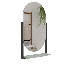 Gabinete para Banheiro com Cuba e Espelheira 60cm Palermo Espresso Móveis - 6