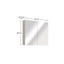 Ver imagem 4 de Espelheira de Banheiro Nature Estilare 90cm - Nude