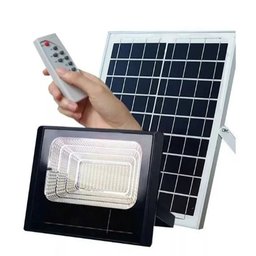 Refletor Solar 200w Holofote Led Placa Solar Iluminaçao Luminaria Energia - 5