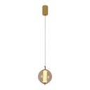 Ver imagem 3 de Lustre Pendente Nordecor Janni 2885 Dourado Fosco Led Bivolt
