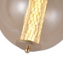 Ver imagem 2 de Lustre Pendente Nordecor Janni 2885 Dourado Fosco Led Bivolt