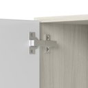 Ver imagem 5 de Armario Aereo 3 Portas Mdf 120 Cm Kali 12197 Bianco Toq Branco Uv Nicioli