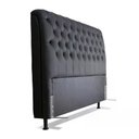 Ver imagem 3 de Cabeceira de Cama Box Casal Queen 158cm Pádua Couro Preto