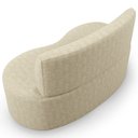 Ver imagem 7 de Sofá 2 Lugares 140cm Orgânico para Sala de Estar Living Larissa L02 Linho Bege - Lyam Decor