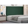 Cabeceira Sicília De King 195 Cm Veludo Verde - 6