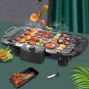 Ver imagem 3 de Churrasqueira Elétrica Mesa Grill sem Fumaça 1.500w Portátil