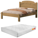 Ver imagem 1 de Cama Casal Laís Padrão 100% Mdf Colchão Casal 138x188 D33:amêndoa