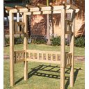 Ver imagem 1 de Pergolado de Madeira 1,75x0,90 Metros - Modelo Riesling - Pensemadeiras - Única Único