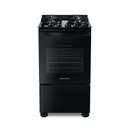 Ver imagem 2 de Fogão Brastemp Piso 4 Bocas com Mesa de Vidro e Dupla Chama Preto Bivolt BFO4XAE