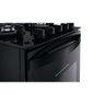 Fogão Brastemp Piso 4 Bocas com Mesa de Vidro e Dupla Chama Preto Bivolt BFO4XAE - 6