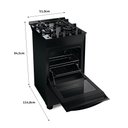 Ver mais imagens de Fogão Brastemp Piso 4 Bocas com Mesa de Vidro e Dupla Chama Preto Bivolt BFO4XAE
