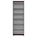 Ver imagem 6 de Armário Organizador Multiuso Sabrina 2 Portas e 6 Nichos Castanho - Desk Design