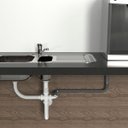 Ver imagem 2 de Adaptador Máquina Lavar Louça Tanque Saida Sifão Blukit:branco