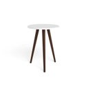 Ver imagem 2 de Mesa Lateral Redonda Retrô Branco