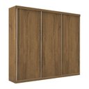 Ver imagem 1 de Guarda Roupa Casal 3 Portas 4 Gavetas de Correr Itália -Mt- Rei de Casa Freijó