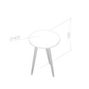 Ver imagem 3 de Mesa Lateral Redonda Rt 3144 Preto
