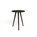 Ver imagem 2 de Mesa Lateral Redonda Retrô Preto