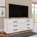 Ver imagem 1 de Cômoda Organizadora 150cm com 6 Gavetas 240830 Linha Valência Politorno