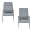 Ver imagem 1 de Kit Com 2 Cadeira Fixa Estofada W-80A