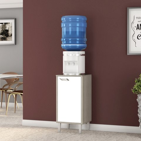 Balcão Multiuso Porta Filtro 1p Estonia Elmo/branco Hrmóveis