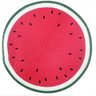 Jogo Lugar Americano Redondo Fruta Melancia 38 cm Decoração Mesa Posta Descanso Prato Feito à Mão - 1