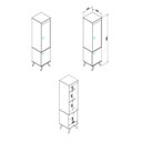 Ver imagem 3 de Cristaleira 2 Portas RT 3105 