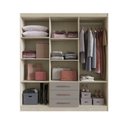 Ver imagem 2 de Guarda Roupa Casal 6 Portas 3 Gavetas Lisboa 2050 Móveis Doripel