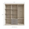Guarda Roupa Casal 6 Portas 3 Gavetas Lisboa 2050 Móveis Doripel - 4