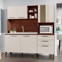 Ver imagem 2 de Armário de Cozinha Pequeno 7 Portas e 2 Gaveta Mega Kits Paraná