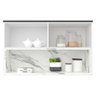 Armário Aéreo Cozinha Modulado Manhattan Ph 3079 com 2 Portas Basculante 120cm Branco Cinza Argila - 3