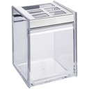 Ver imagem 1 de Porta Escova Cr Dent Quadrata Cristal - Brinox
