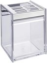 Ver imagem 1 de Porta Escova Cr Dent Quadrata Cristal - Brinox