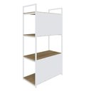 Ver mais imagens de Estante 04 Prateleiras c/Fundo Yon 60cm Est.Branca