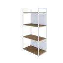Ver imagem 7 de Estante 04 Prateleiras c/Fundo Yon 60cm Est.Branca