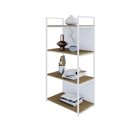 Ver imagem 3 de Estante 04 Prateleiras c/Fundo Yon 60cm Est.Branca