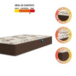 Colchão Solteiro UMAFLEX Espuma D33 Marquês 88x188x19cm - 3