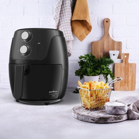 Air Fryer sem Óleo Britânia BFR36A 4,2L 1500W com Timer Preto 110V