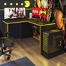 Mesa Gamer Escrivaninha em L DRX9000 com 1 Gaveta Espresso Móveis - 1