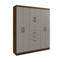 Ver imagem 3 de Guarda Roupas Casal 7 Portas 2 Gavetas Cancun 7000 Móveis Doripel